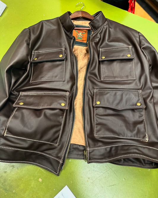 Travelers leather jacket